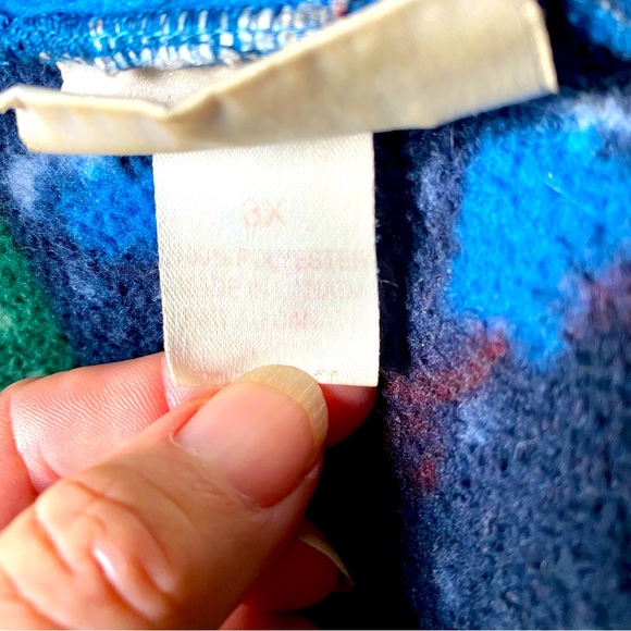 Vintage Fleece Shacket from 90s - Picture 5 of 5